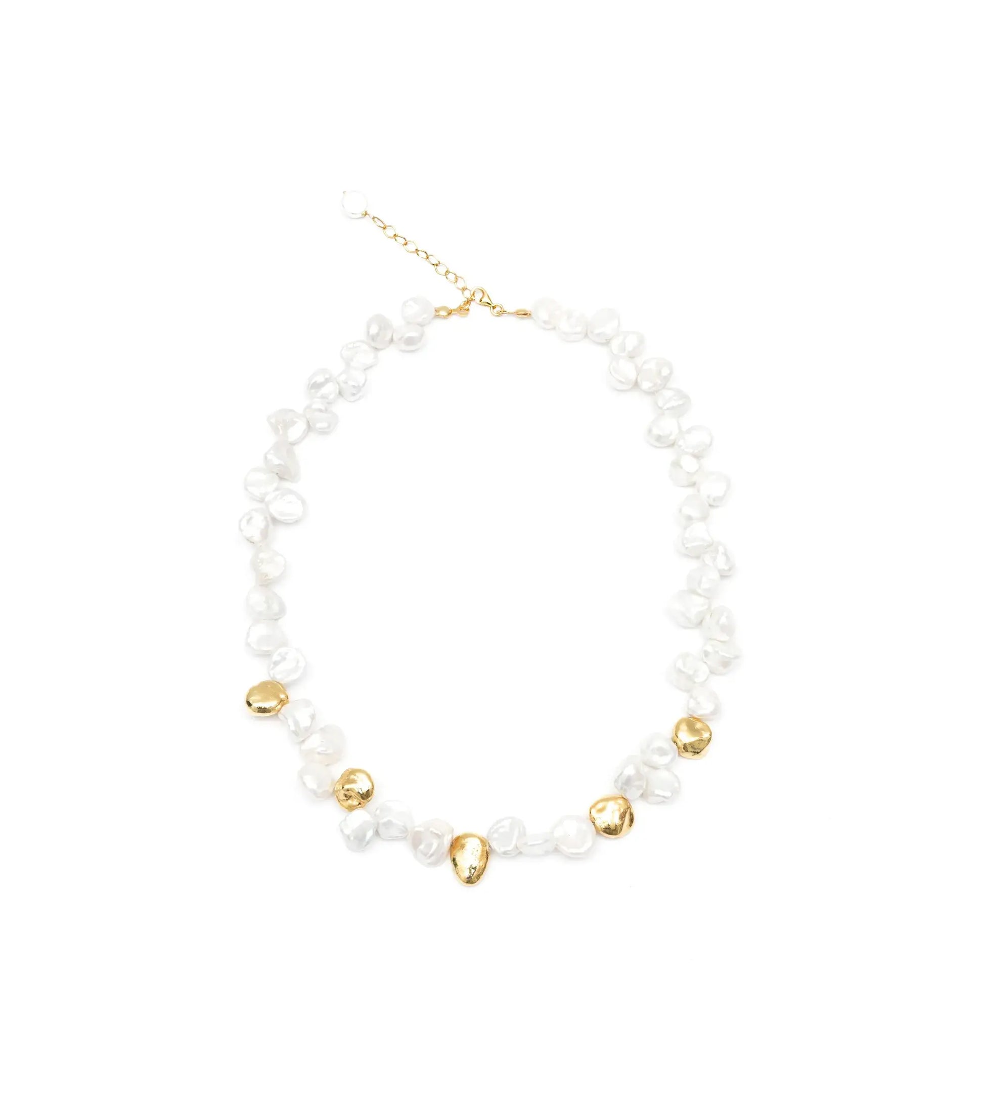 Maia Pearl Necklace - Gold-Plated Sterling Silver