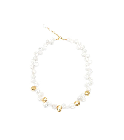Maia Pearl Necklace - Gold Plated Pearls