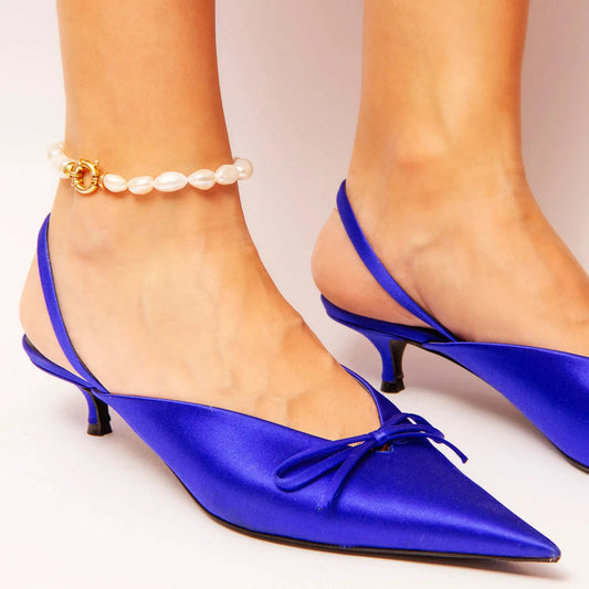Darja Pearl Anklet - Gold-Plated Sterling Silver