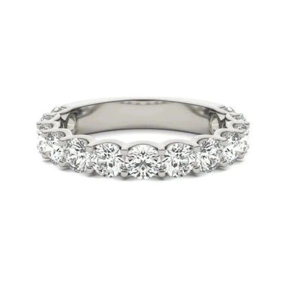 2 1/15 CTW Round Lab Grown Diamond Ring 14K White Gold (G - VS) - Nobiliving
