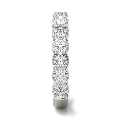 2 1/15 CTW Round Lab Grown Diamond Ring 14K White Gold (G - VS) - Nobiliving