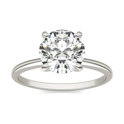 2 CTW Round Lab Grown Diamond Solitaire Engagement Ring
