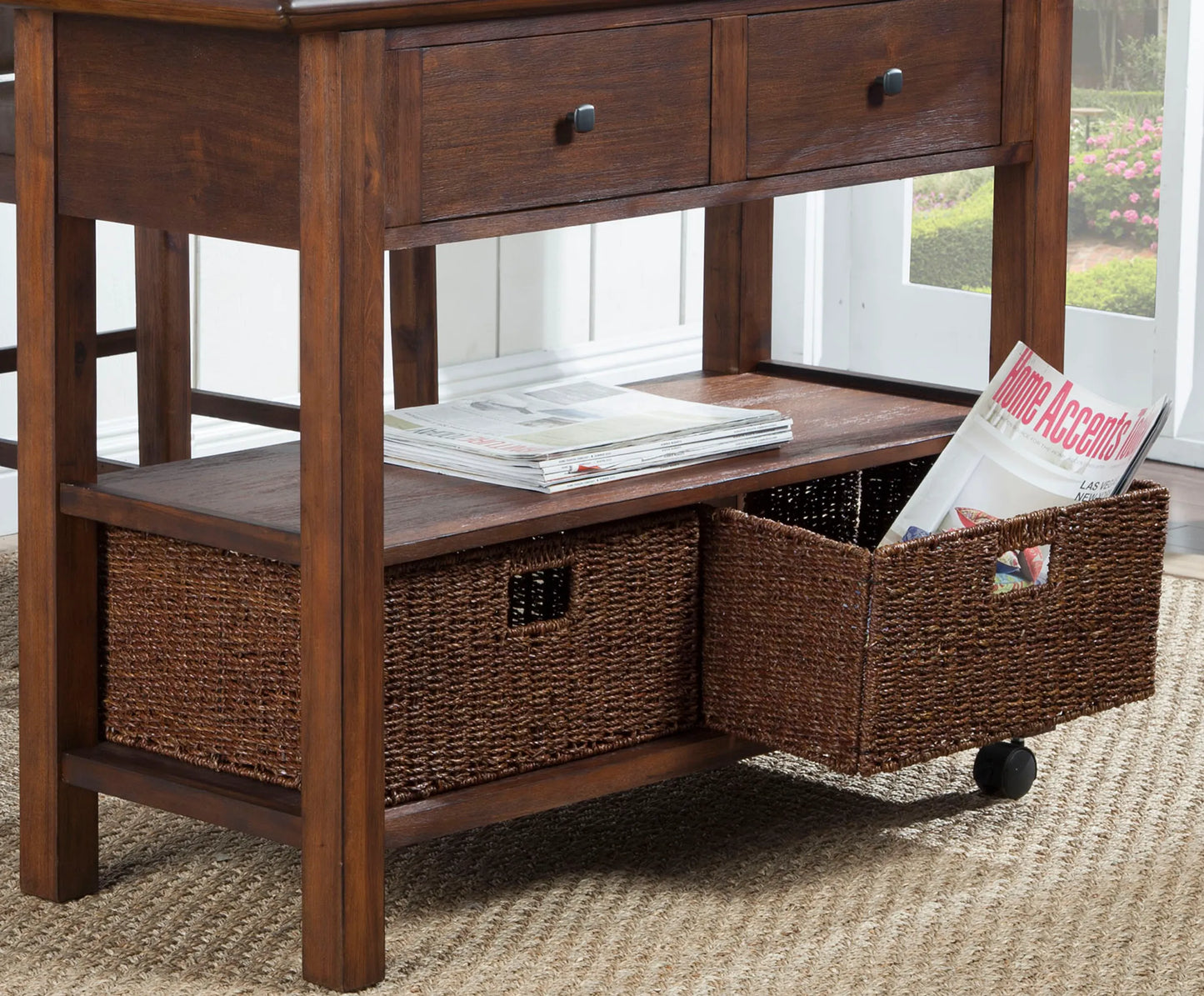 Caldwell Kitchen Cart -perfect for entertaining or serving