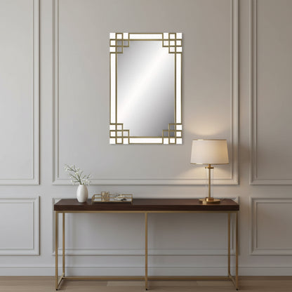 Elegant Overlay Wall Mirror