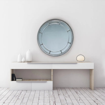 Augusta Circular Mirror - preinstalled mounting hardware