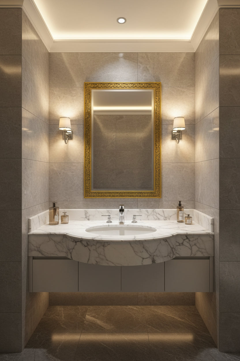 Celia Wall and Vanity Mirror