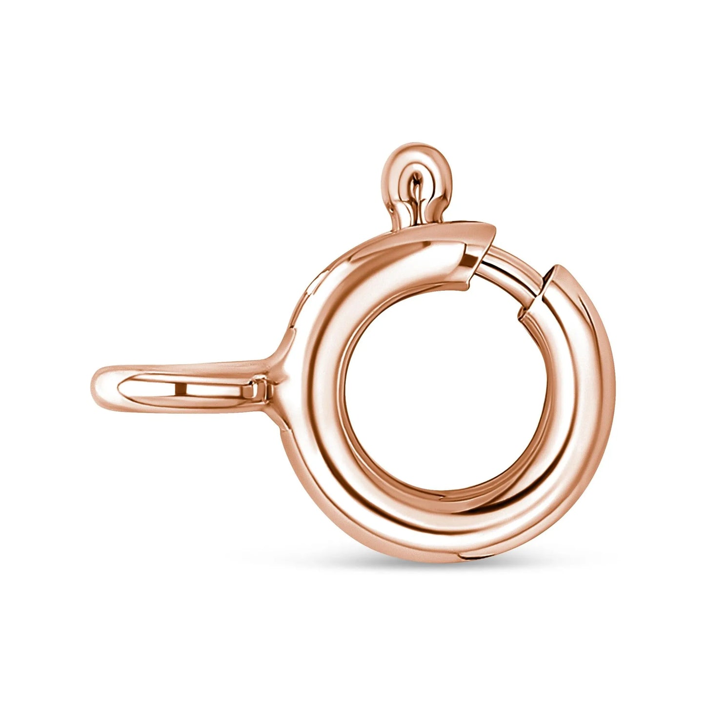 18K Rose Gold Diamond Ball with Filigree Heart and Cluster Design