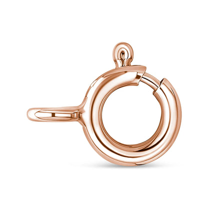 18K Rose Gold Diamond Ball with Filigree Heart and Cluster Design