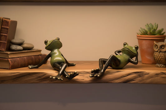Lazy Frog Set - Long Lasting Resin Construction