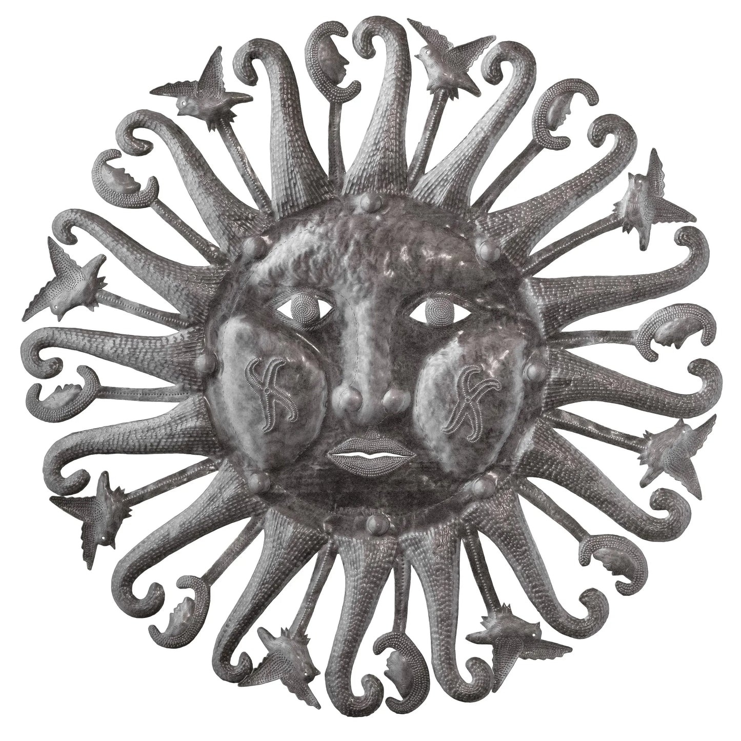 Celestial Sun Handmade from Recycled Materials