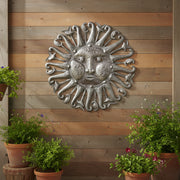 Celestial Sun Recycled Steel Wall Art Sculpture