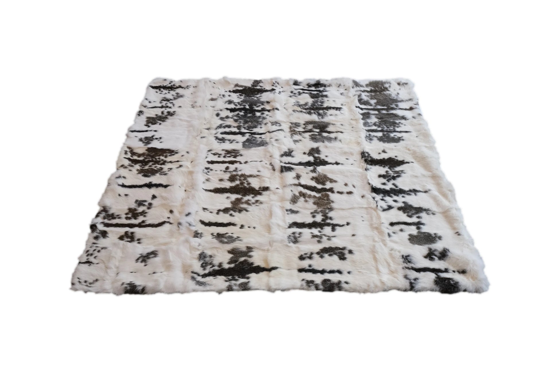 Rabbit Fur Plush Throw Blanket