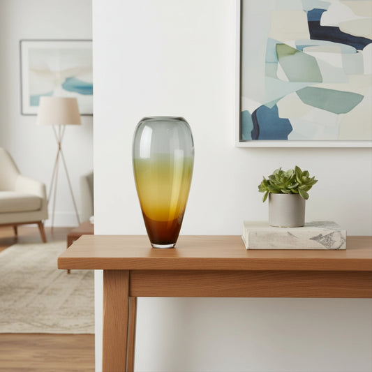 Ombre Glass Table Vase