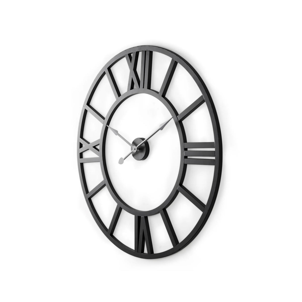 Iron Analog Round Wall Clock