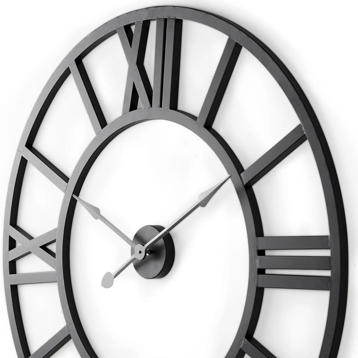 Iron Analog Round Wall Clock