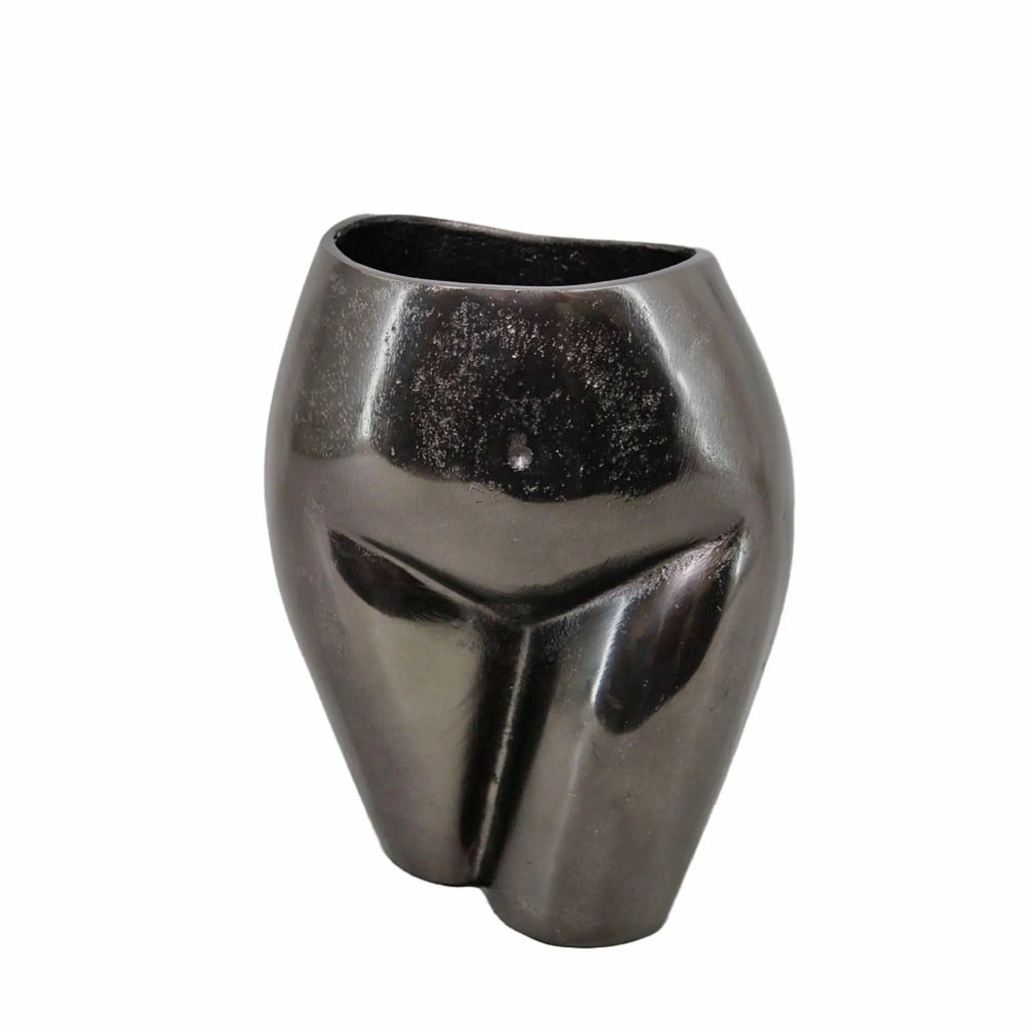 8" Antiqued Bronze Cast Aluminum Table Vase