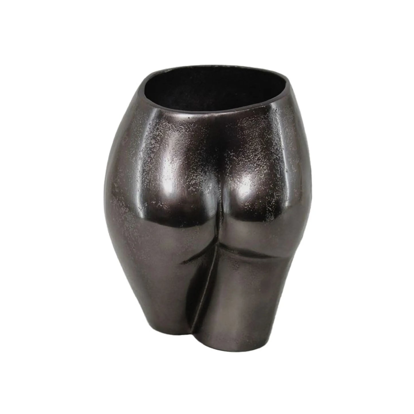 8" Antiqued Bronze Cast Aluminum Table Vase