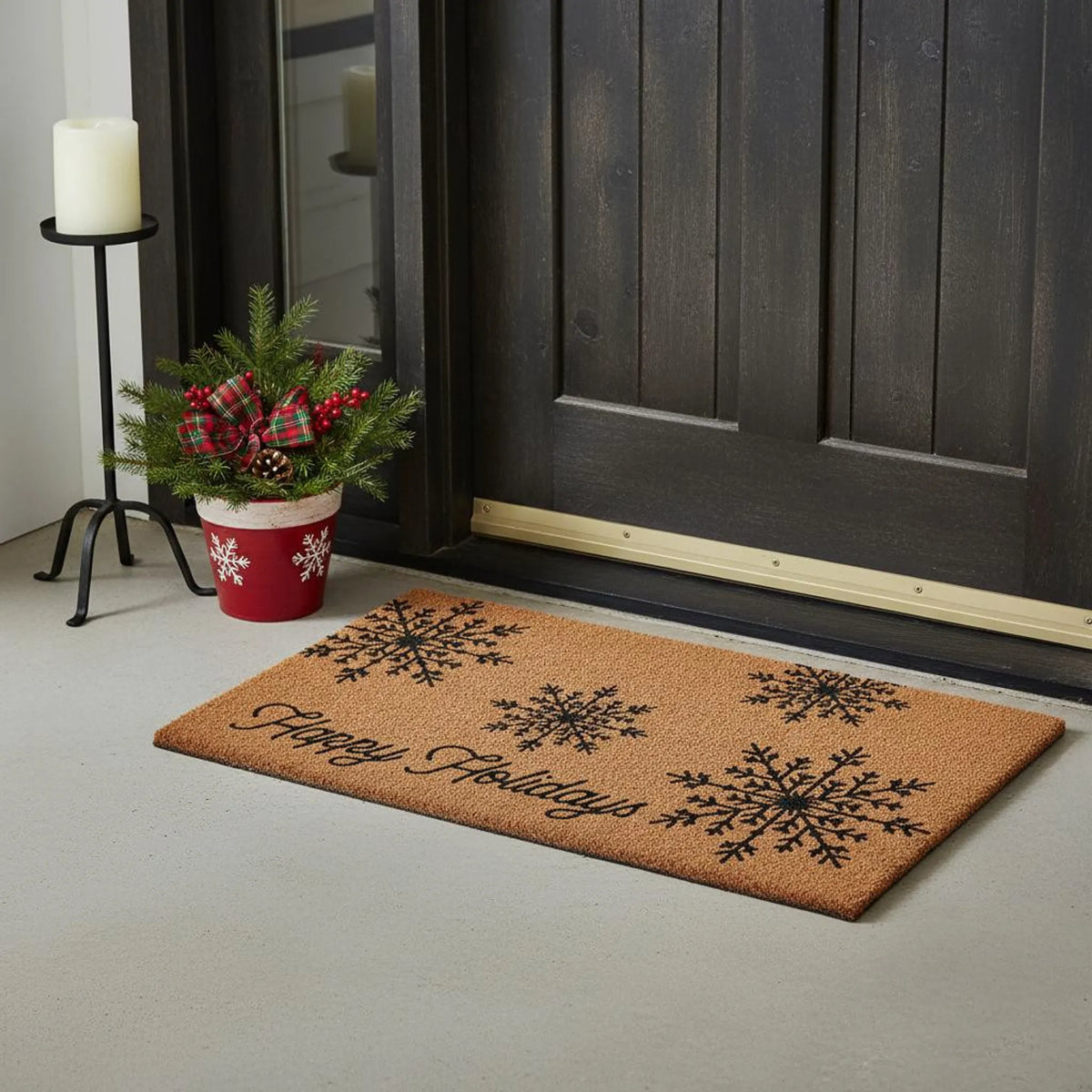 Christmas Merry Christmas Outdoor Coir Door Mat