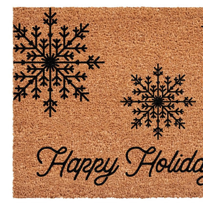 Christmas Merry Christmas Outdoor Coir Door Mat