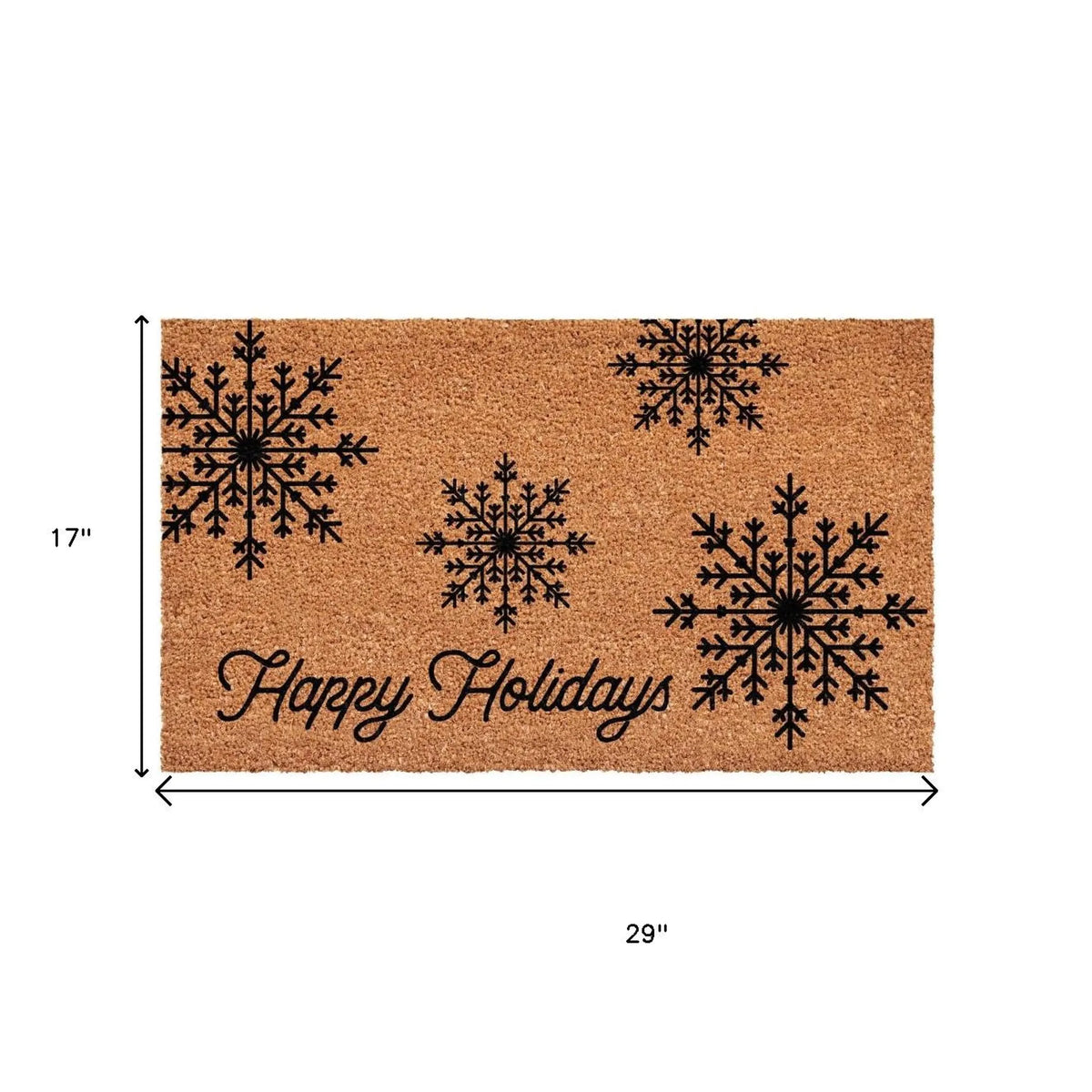 Christmas Merry Christmas Outdoor Coir Door Mat