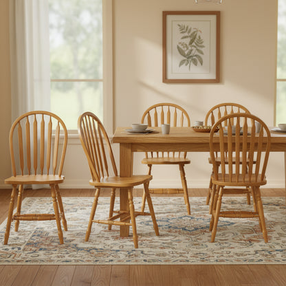 Sunset Trading Oak Selections Windsor Arrowback Dining Chair