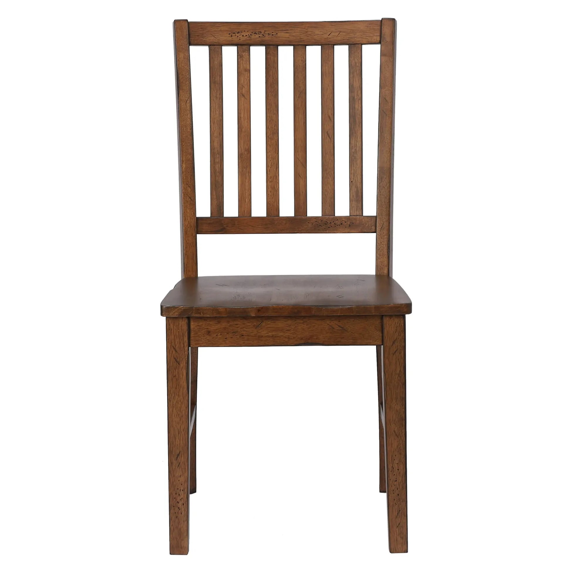 Sunset Trading Simply Brook Slat Back Dining Chair front view