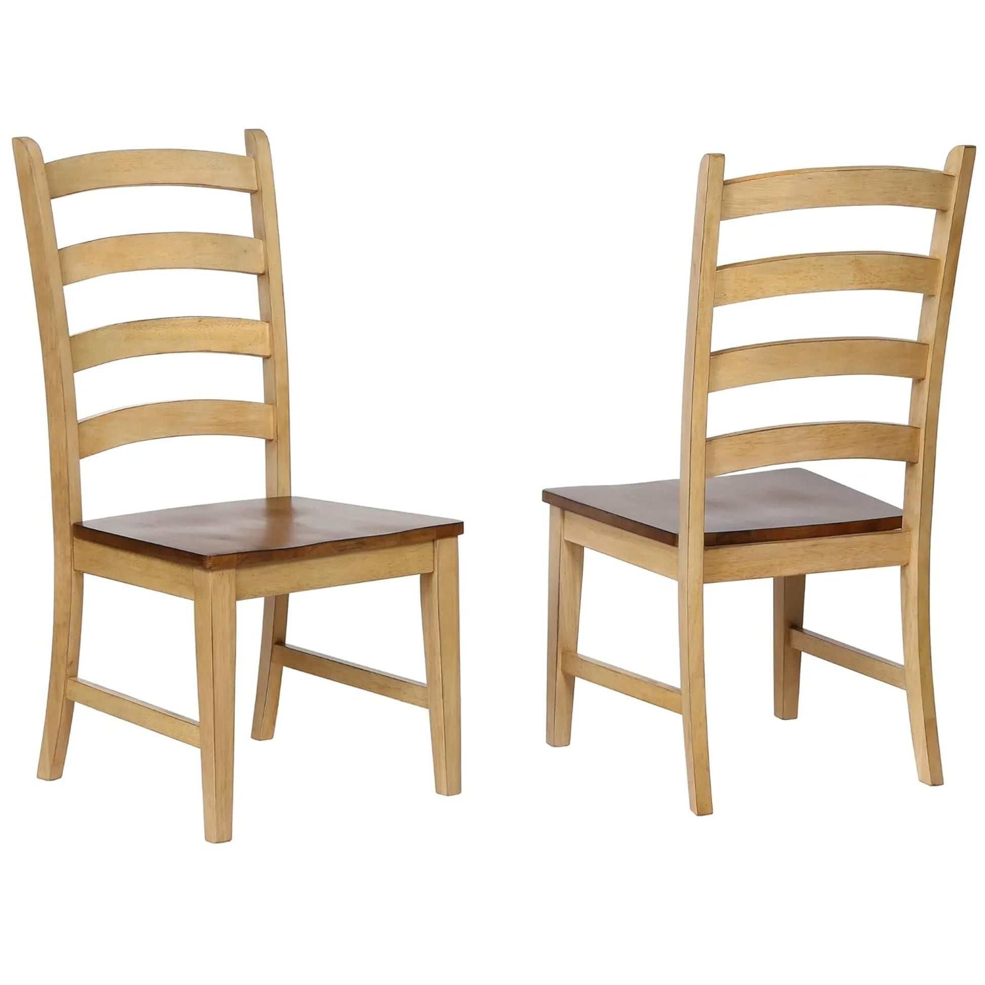 Ladder Back Dining Chair | Sunset Trading Brook Style | Set of 2