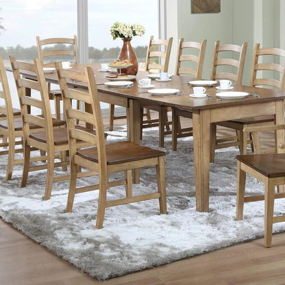 Sunset Trading Brook Ladder Back Dining Chair - in dining setting