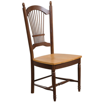 Sunset Trading Oak Selections Allenridge Dining Chair side view