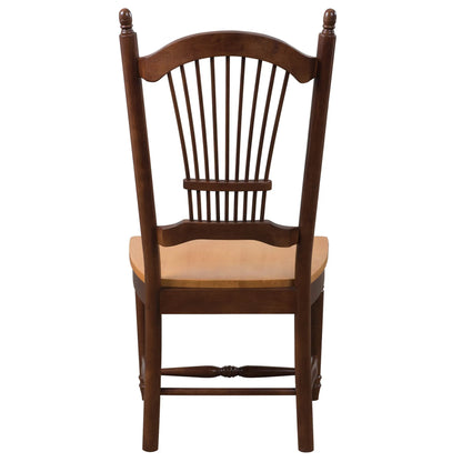 Sunset Trading Oak Selections Allenridge Dining Chair back view