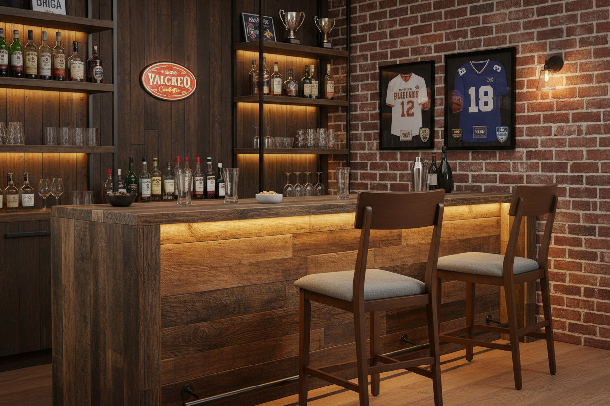 Sunset Trading Mid Century Bar Stools