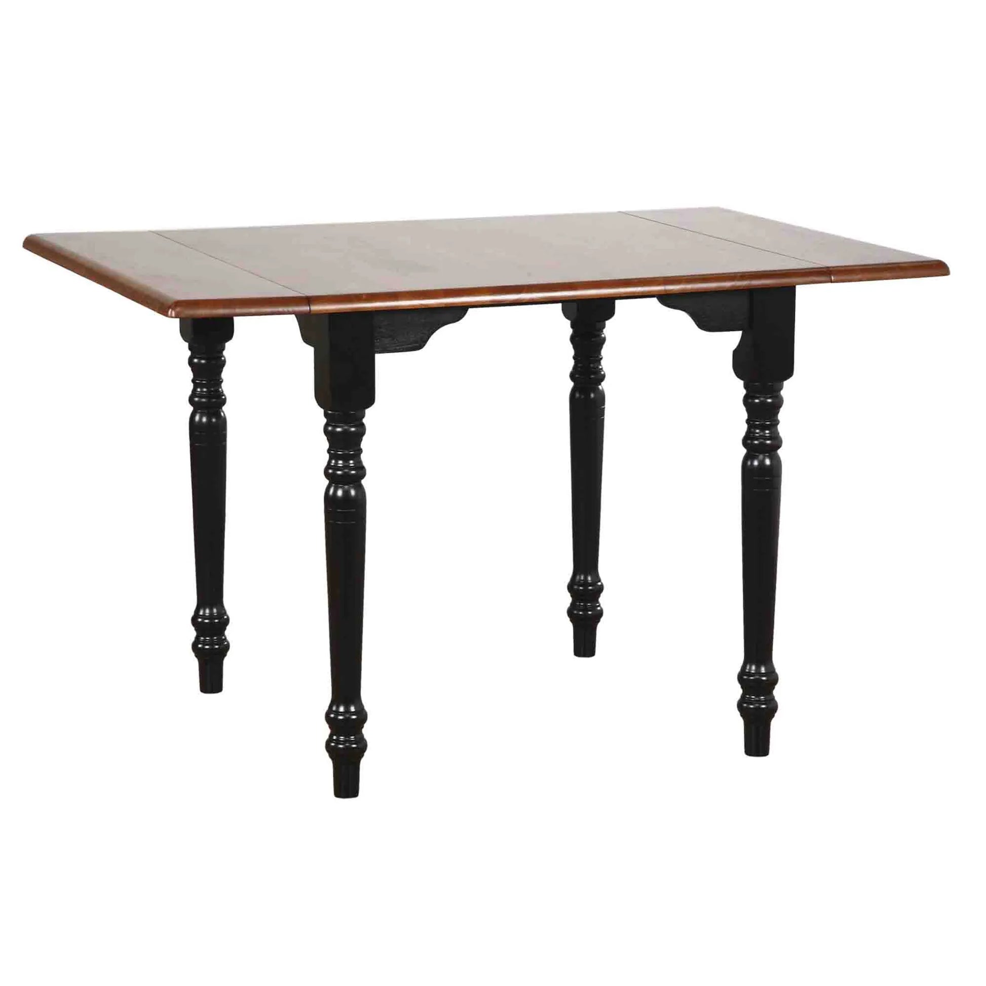Rectangular Extendable Drop Leaf Dining Table | Seats 2-4