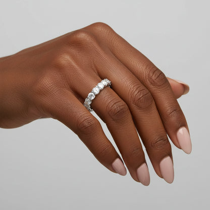 2 1/15 CTW Round Lab Grown Diamond Ring 14K White Gold (G-VS)