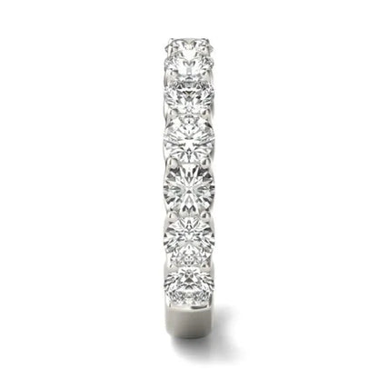 2 1/15 CTW Round Lab Grown Diamond Ring 14K White Gold (G-VS)