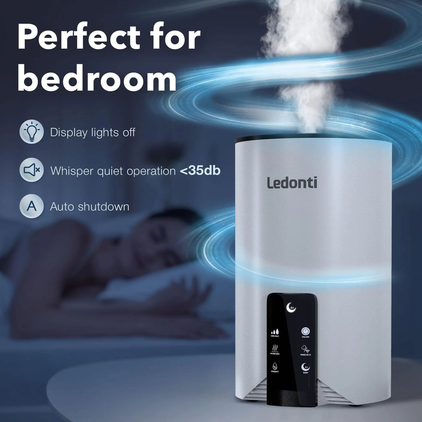 WiFi Control Humidifier for Bedroom
