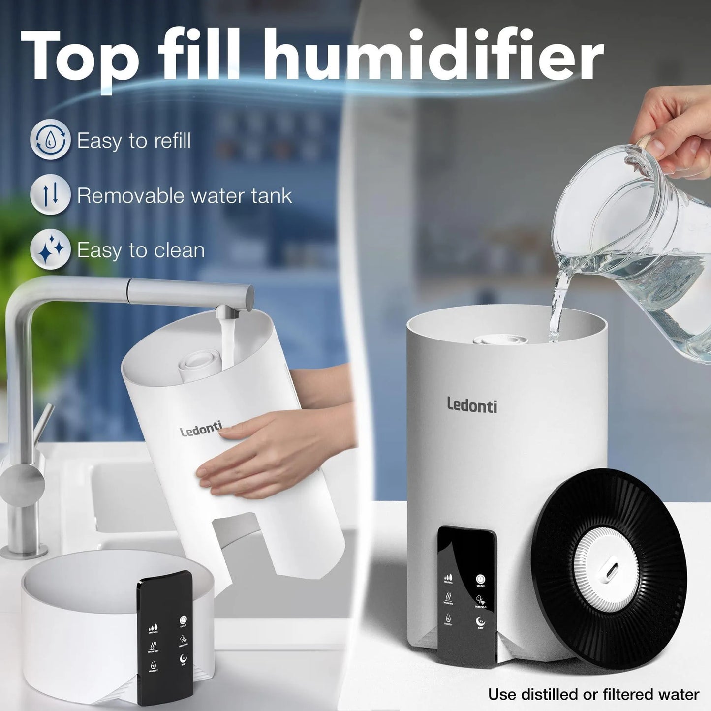 WiFi Control Humidifier for Bedroom