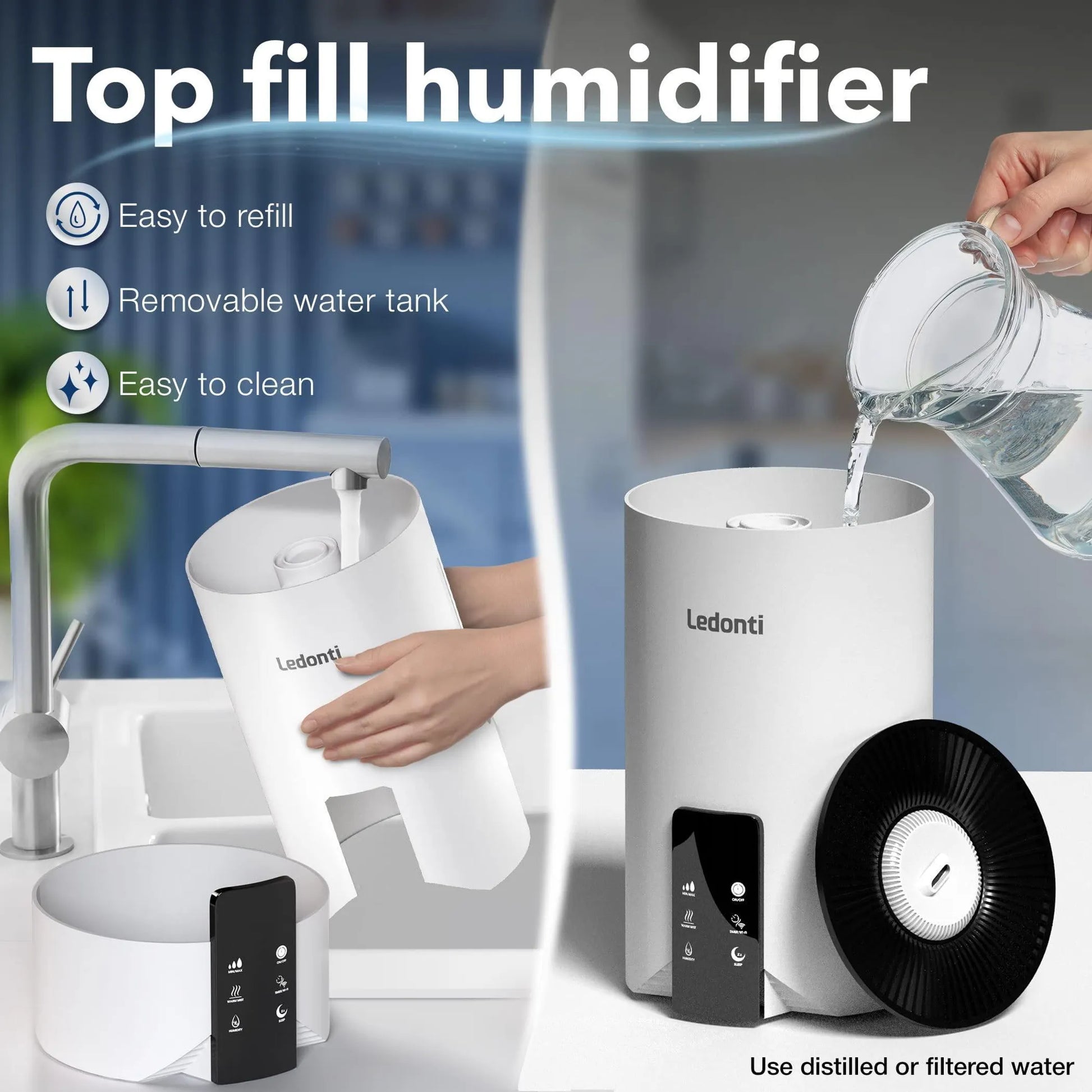 WiFi Control Humidifier for Bedroom