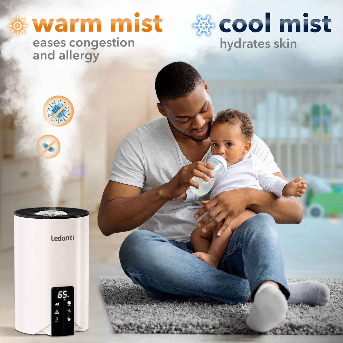 WiFi Control Humidifier for Bedroom