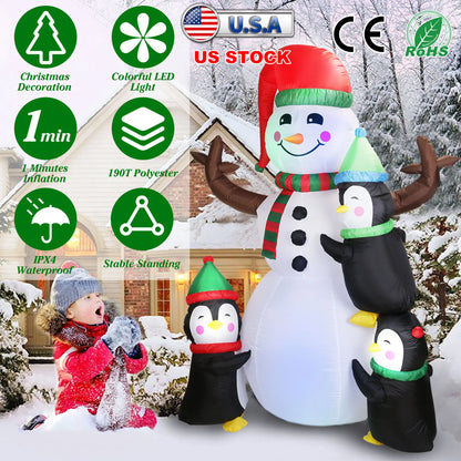 5.9 FT Christmas Inflatable Outdoor Decoration