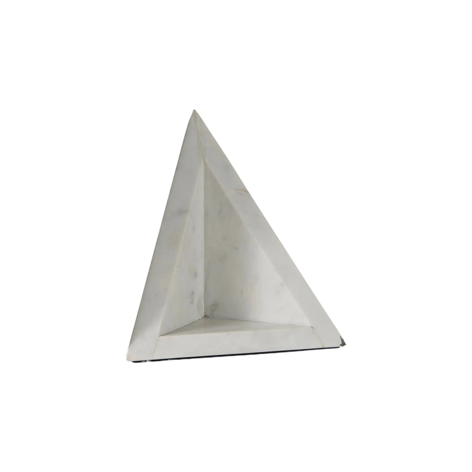 3D Modern Triangle Marble Bookends - Nobiliving