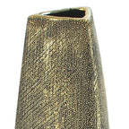 47" Gold Tapered Ceramic Floor Vase - Nobiliving