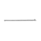14K Gold 3.0 Cttw Princess Cut Quad Invisible Set Tennis Bracelet (H-I Color, SI1-SI2 Clarity)