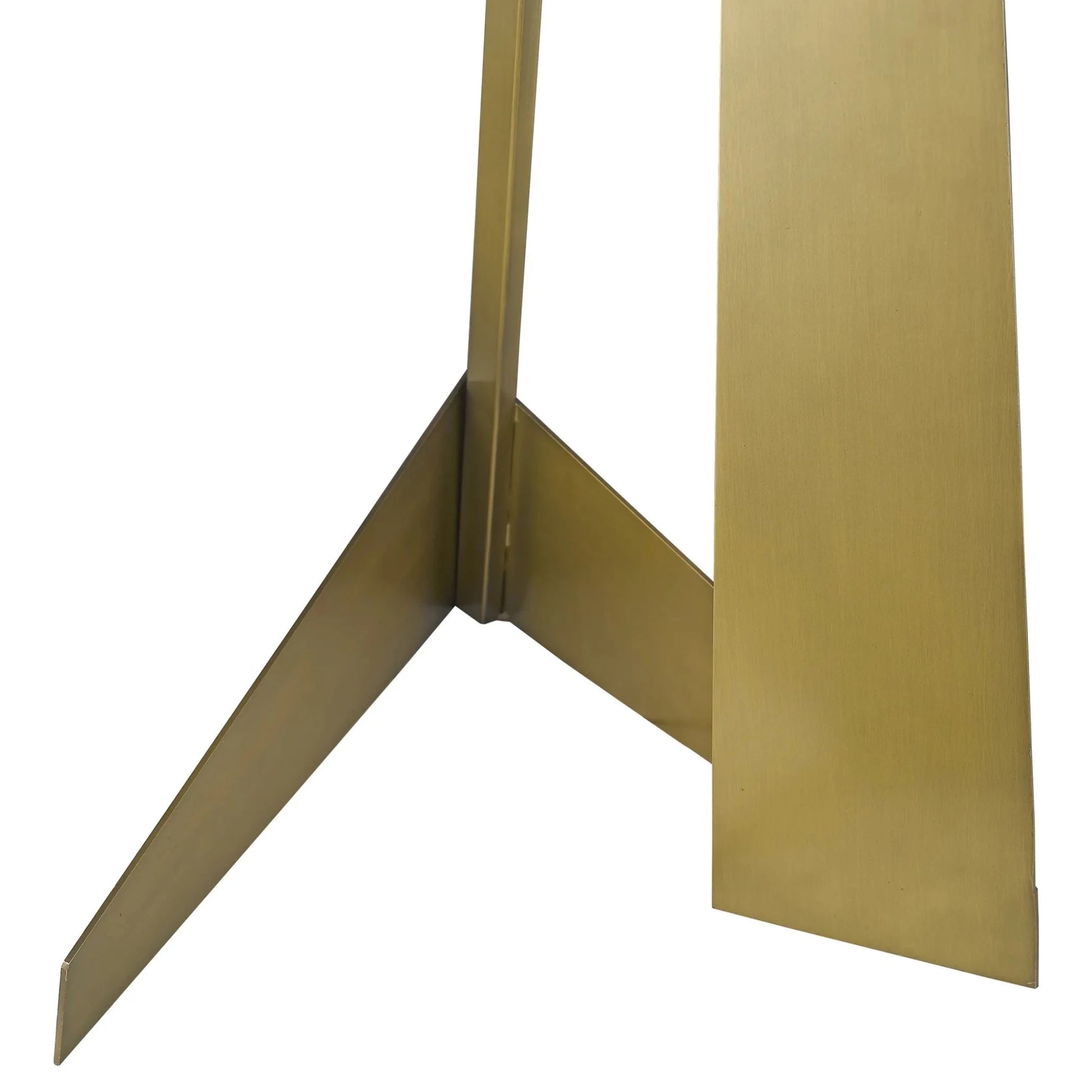 60" Brass Traditional Shaped Floor Lamp with White Novelty Shade - Nobiliving