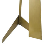 60" Brass Traditional Shaped Floor Lamp with White Novelty Shade