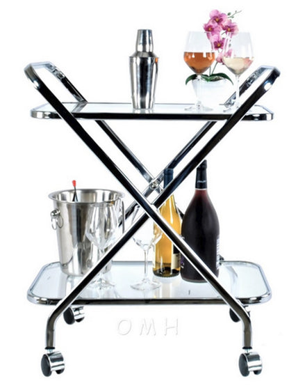 X-Shaped Bar Cart from Anne Home