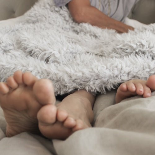 ANGEL PLUSH BLANKET | BIG - SILVER CLOUD - nobiliving.com