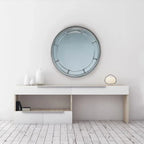 Augusta Circular Mirror - Silver Finish