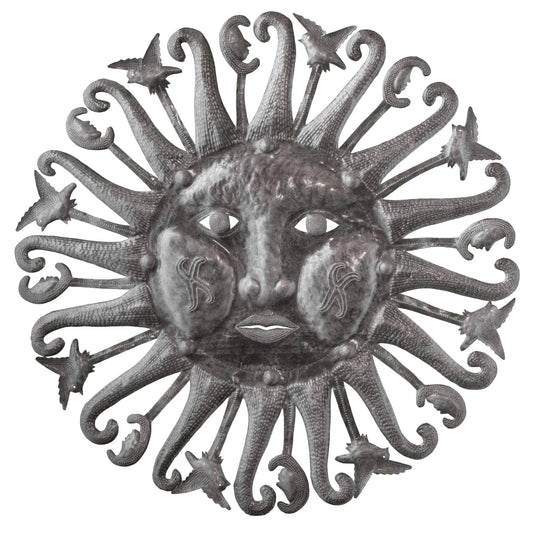 Celestial Sun Handmade from Recycled Materials