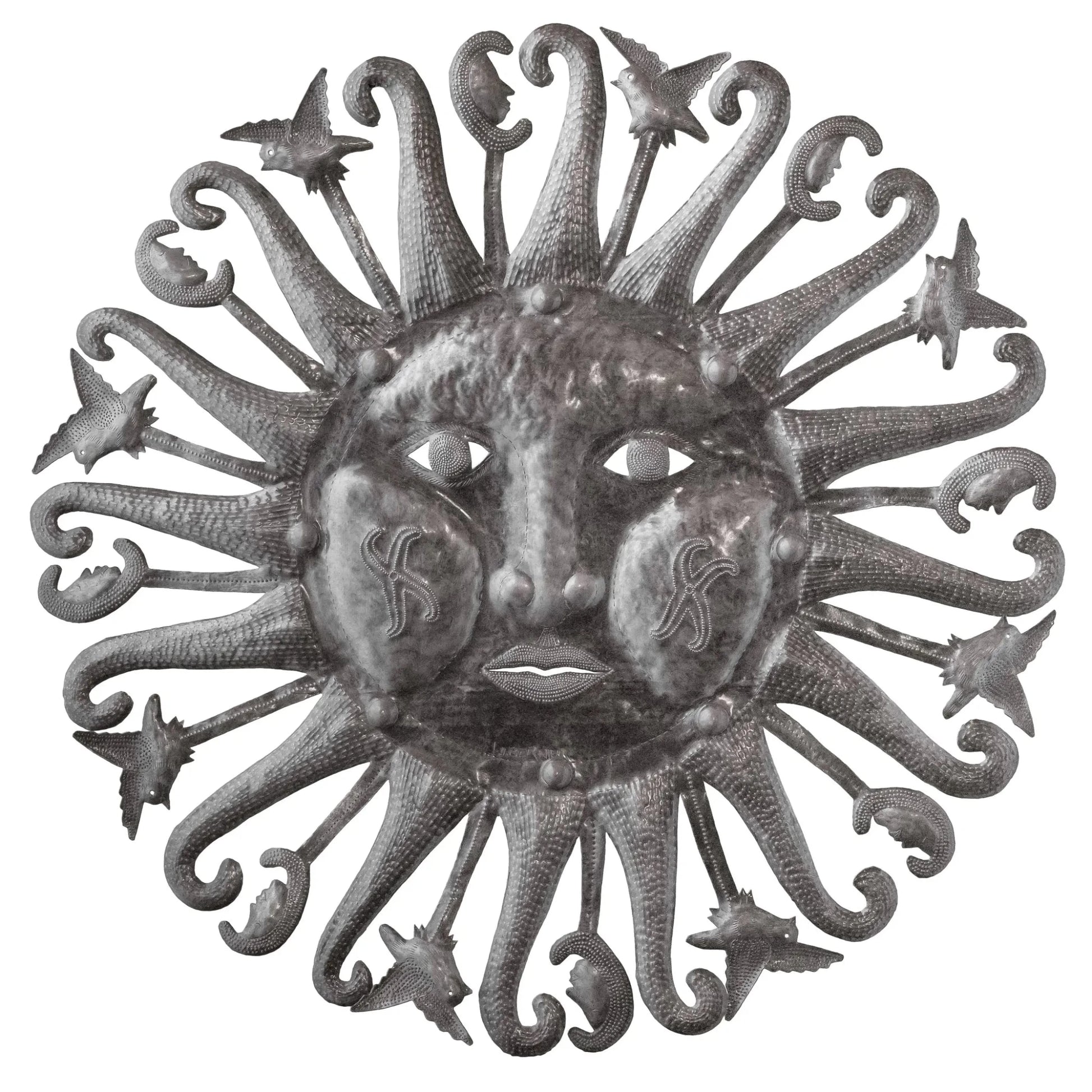 Celestial Sun Handmade from Recycled Materials