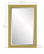 Celia Wall & Vanity Mirror - Silver/Gold